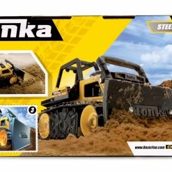 Tonka Tough Bulldozer -Majorette Shop 06027 TKT S1 PKG B Bulldozer 1 46365.1597650146
