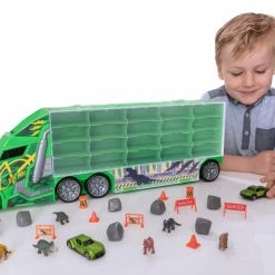 Teamsterz Large Dinosaur Transporter -Majorette Shop 1417264 12 51118.1655432841