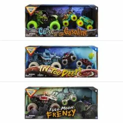 Monster Jam 1:24 & 1:64 Scale Vehicles 3 Pack -Majorette Shop 16578845769758 13324.1654831309