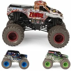 Monster Jam 1:24 & 1:64 Scale Vehicles 3 Pack -Majorette Shop 16578852618270 33411.1654830671