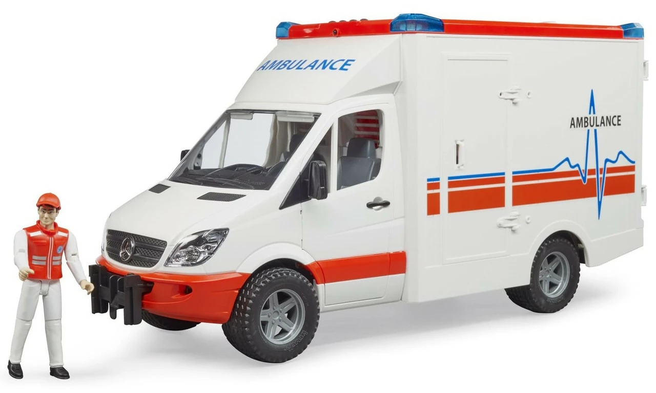 Bruder 1:16 MB Sprinter Ambulance With Driver 4 Bruder 1:16 MB Sprinter Ambulance With Driver - Image 2