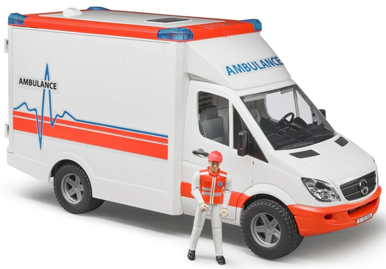 Bruder 1:16 MB Sprinter Ambulance With Driver 3 Bruder 1:16 MB Sprinter Ambulance With Driver