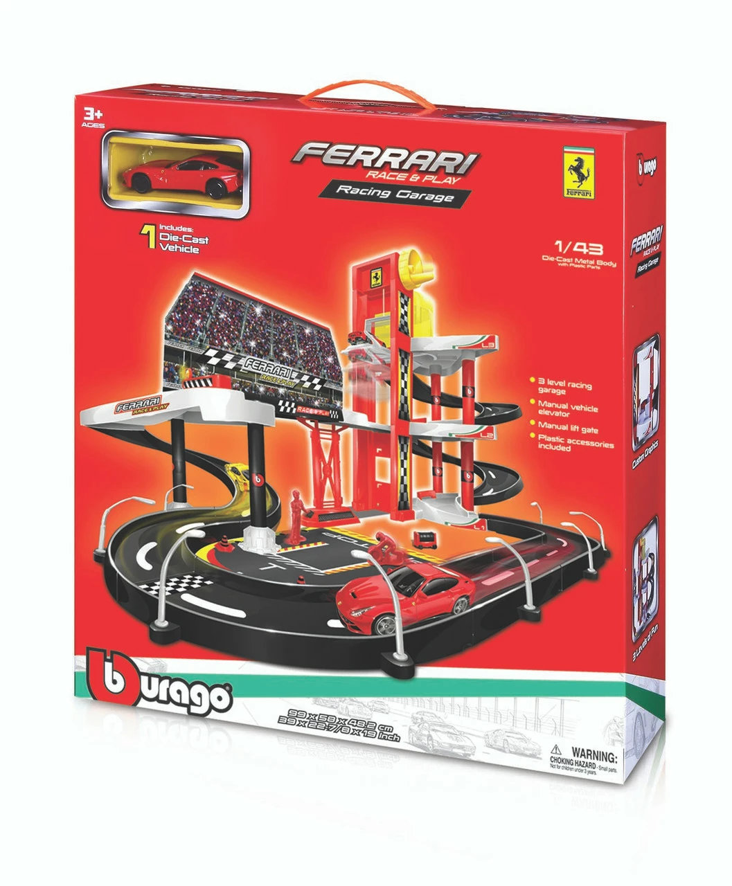 1:43 Ferrari R&P Racing Garage, Incl. 1 Car 8 1:43 Ferrari R&P Racing Garage, Incl. 1 Car - Image 6