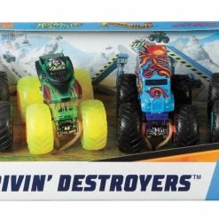Hot Wheels Monster Truck 1:64 4-Pack -Majorette Shop 19503966 3 49098.1675483883