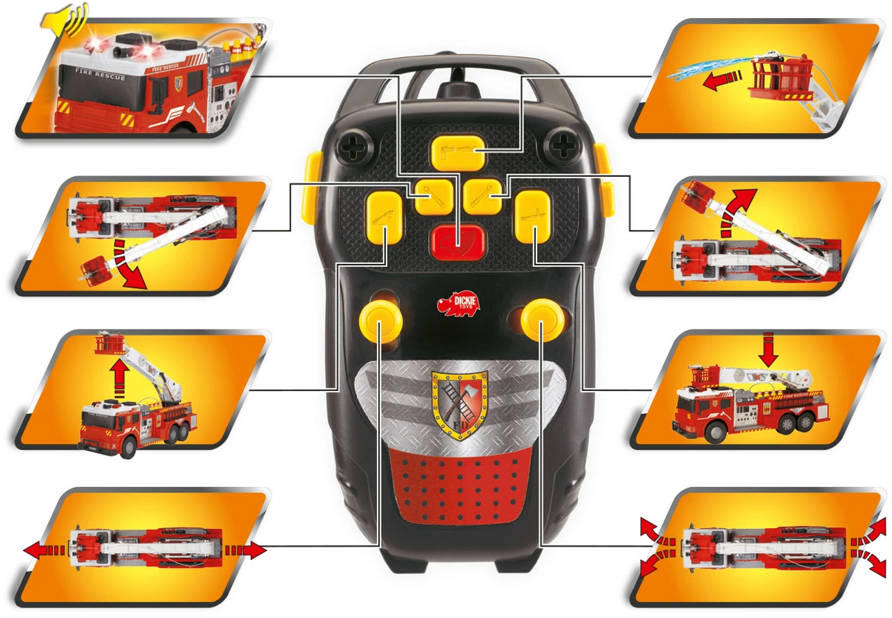 Fire Rescue - Remote Control With Lights And Sound 4 Fire Rescue - Remote Control With Lights And Sound - Image 3