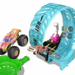 Hot Wheels Monster Truck Epic Loop Glow-in-the-Dark Playset