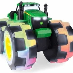 John Deere Monster Trucks Lightning Wheel 4WD Tractor With Lights And Sound