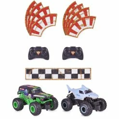 Monster Jam 1:24 Racing Rivals 2 Pack -Majorette Shop 21003682 3 64462.1640134281