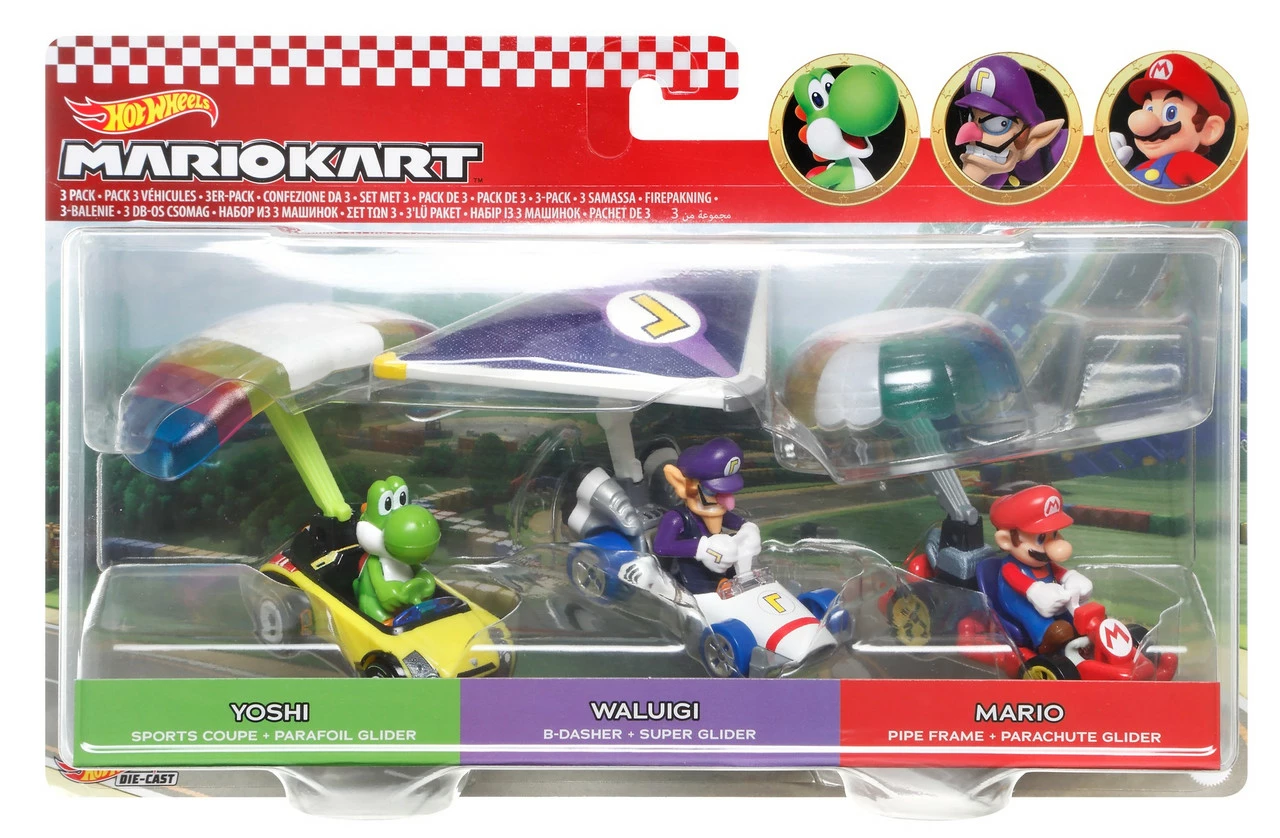 Hot Wheel Mario Kart Glider 3 Pack 5 Hot Wheel Mario Kart Glider 3 Pack - Image 3