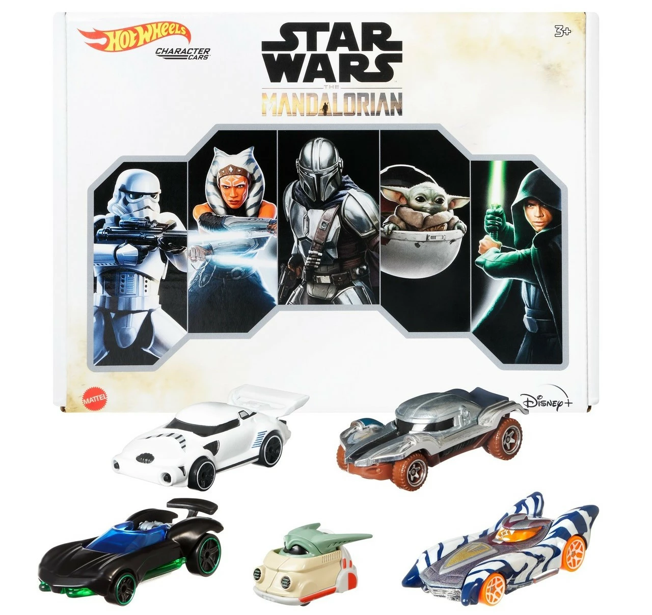 Hot Wheels Star Wars The Mandalorian Character Car 5 Pack 4 Hot Wheels Star Wars The Mandalorian Character Car 5 Pack - Image 2