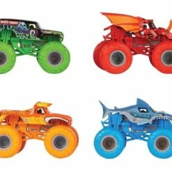 Monster Jam 1:64 4 Pack Tough Treads