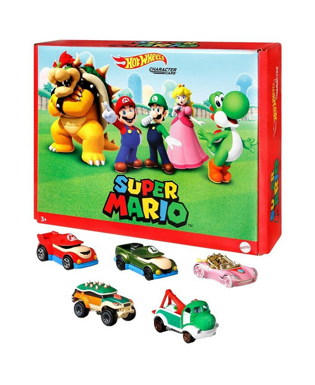 Character Cars Super Mario 5-Pack 3 Character Cars Super Mario 5-Pack