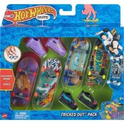 Hot Wheels Skate Fingerboards & Skate Shoes Multipack -Majorette Shop 2 78627.1665023396