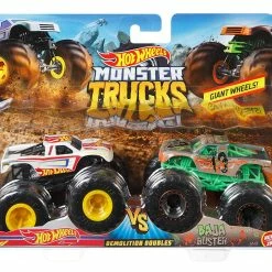 Hot Wheels Monster Trucks 1:64 Demo Doubles 2-Pk Collection Vehicles -Majorette Shop 33b63089dbf6ed25f1e1e18ba63a05b62c7615ff86b368a18f75a9b727d003ad 66129.1565571193