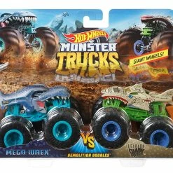 Hot Wheels Monster Trucks 1:64 Demo Doubles 2-Pk Collection Vehicles -Majorette Shop 4b5ef626bd0d79165620edf9493fa9f461e360bc58caad481736aa7986db7f74 66495.1565571186