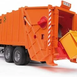 Bruder Scania R-Series Garbage Truck - Orange -Majorette Shop 5 99776.1664425456