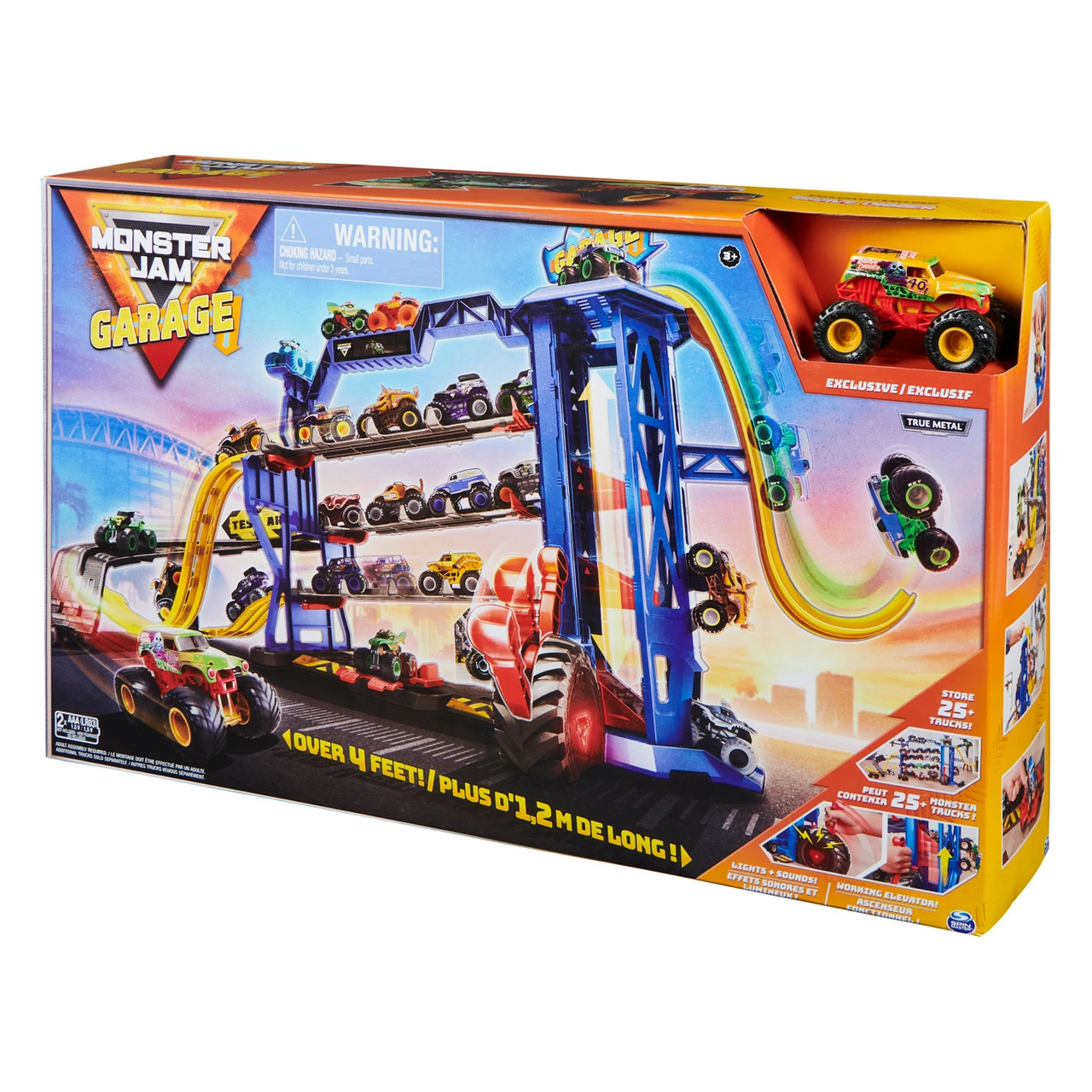Monster Jam 1:64 Garage Playset 4 Monster Jam 1:64 Garage Playset - Image 2