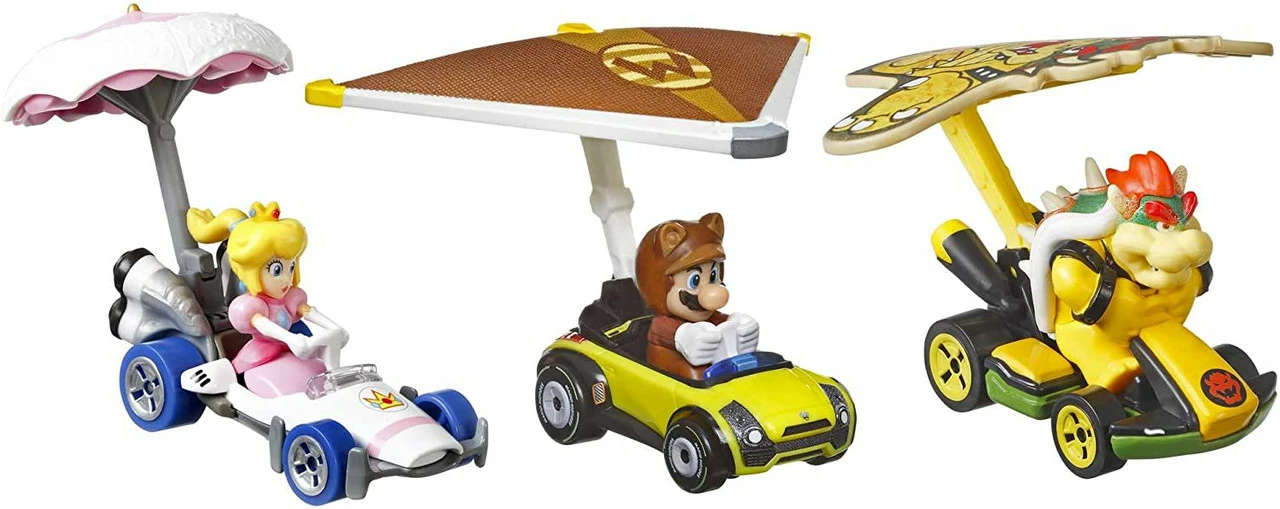 Hot Wheel Mario Kart Glider 3 Pack 6 Hot Wheel Mario Kart Glider 3 Pack - Image 4