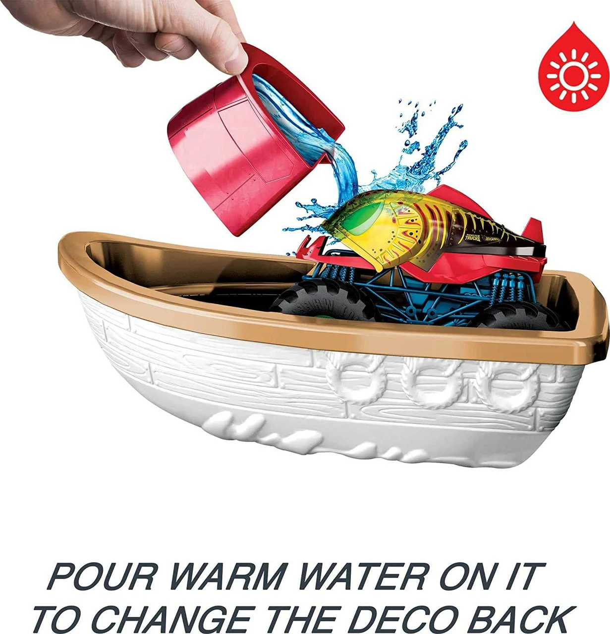 Hot Wheels Monster Trucks Swamp Chomp Playset 4 Hot Wheels Monster Trucks Swamp Chomp Playset - Image 2