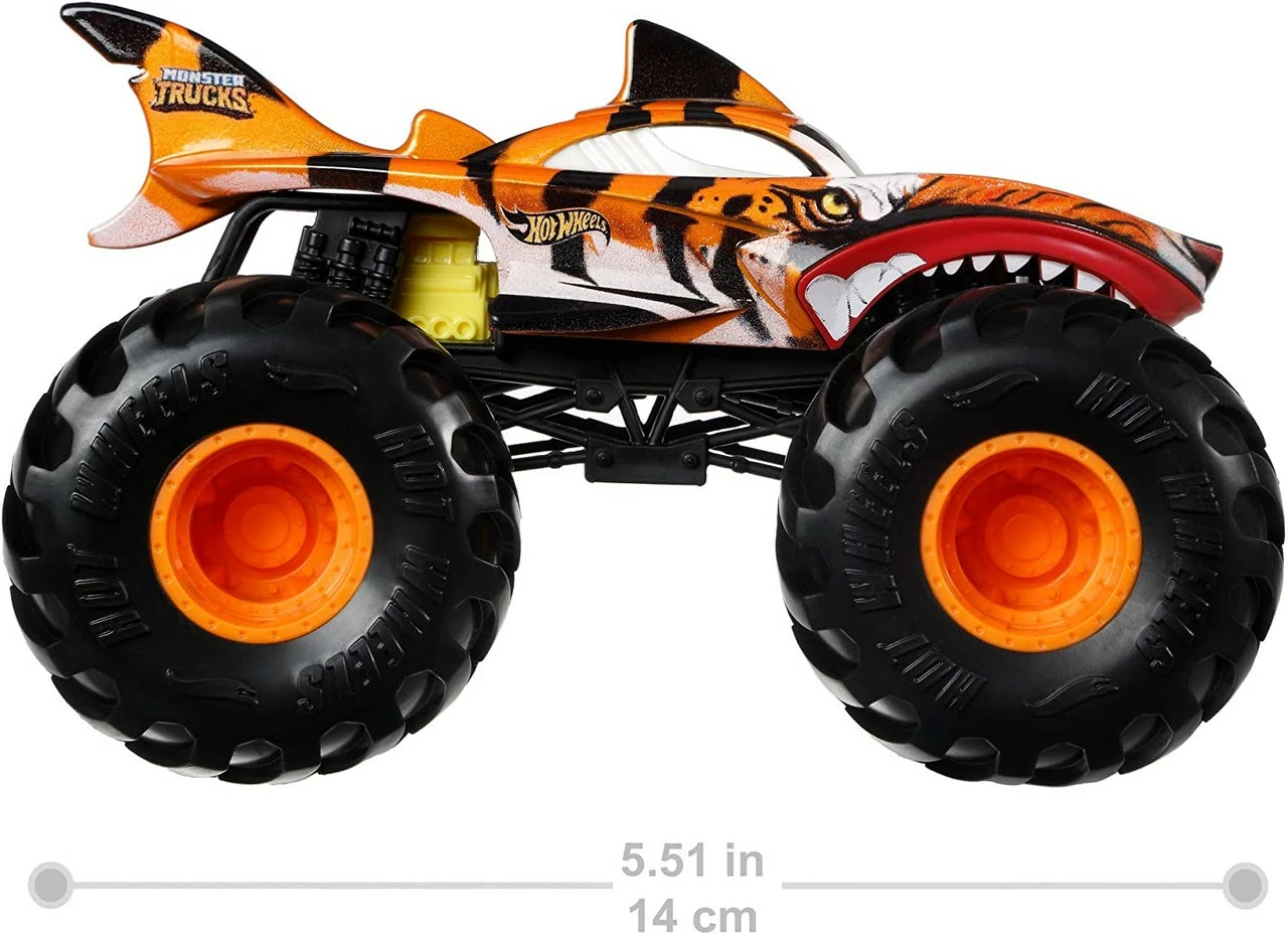 1:24 RC Full Function Monster Truck Hotwheels Bone Shaker And Tiger Shark 4 1:24 RC Full Function Monster Truck Hotwheels Bone Shaker And Tiger Shark - Image 2