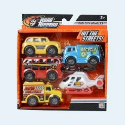 Majorette Shop 6 Road Rippers Mini City Vehicles 5 Pack