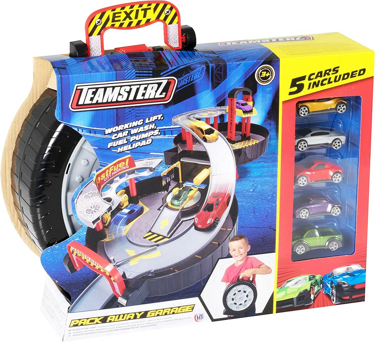 Teamsterz Packaway Garage 5 Cars 5 Teamsterz Packaway Garage 5 Cars - Image 4
