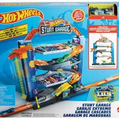 Hot Wheels Stunt Garage Playset -Majorette Shop GNL70 PIP FE 20 001 4LB 04603.1675388743