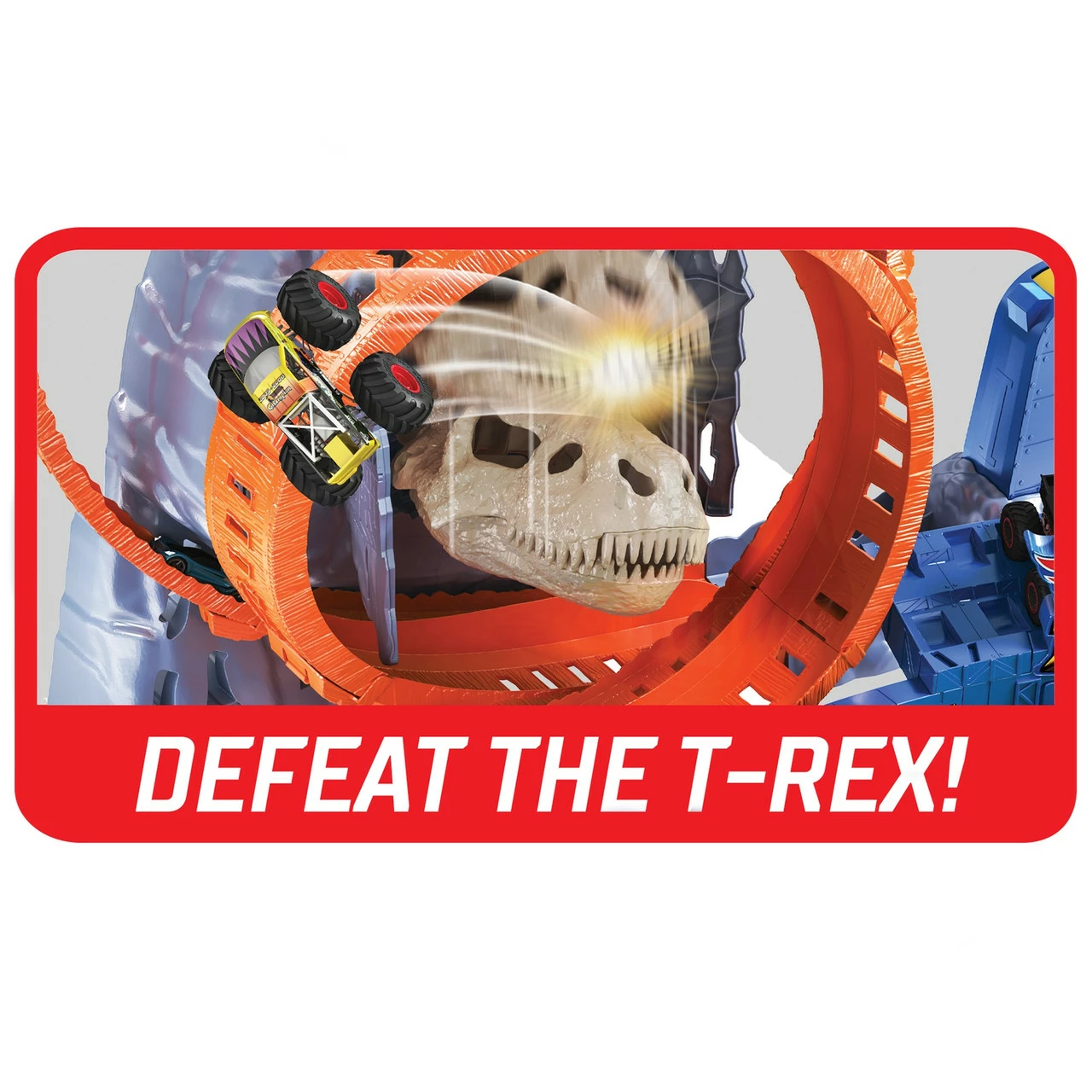 Hot Wheels Monster Trucks T-Rex Volcano Arena Playset 10 Hot Wheels Monster Trucks T-Rex Volcano Arena Playset - Image 9