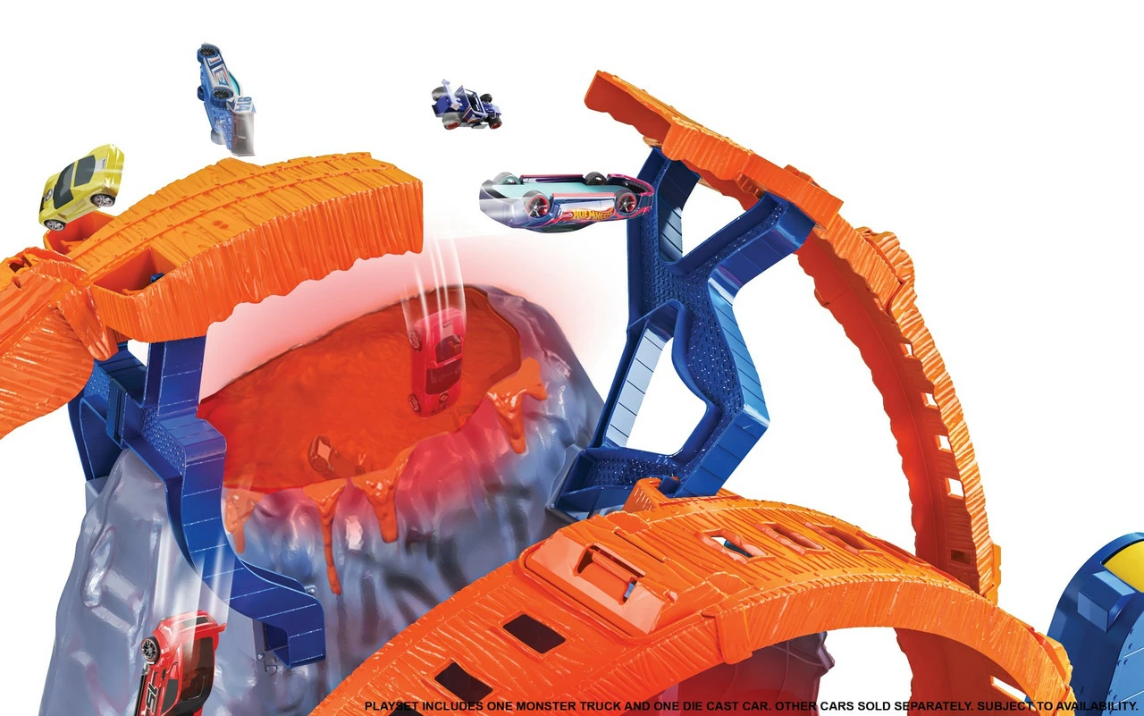 Hot Wheels Monster Trucks T-Rex Volcano Arena Playset 6 Hot Wheels Monster Trucks T-Rex Volcano Arena Playset - Image 5