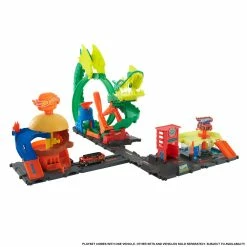 Hot Wheels City Downtown Track Sets -Majorette Shop HDP03 W 22 019 25590.1654567408
