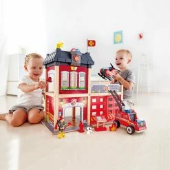Hape Fire Station -Majorette Shop HE3023 Fire Station lifestyle 24434.1610320153