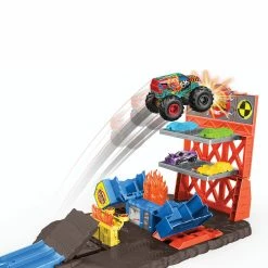 Hot Wheels Monster Trucks Blast Station Playset -Majorette Shop HFB12 OP 22 05 51886.1652157020