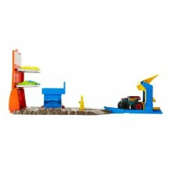 Hot Wheels Monster Trucks Blast Station Playset -Majorette Shop HFB12 W 22 007 55023.1675412275