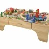 WONDER CO 100 Piece City Train Set With Table -Majorette Shop TL98054 DeluxeRailwaySetTable Label 1 99645.1608099977