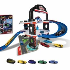 Majorette Urban Garage With 5 Cars