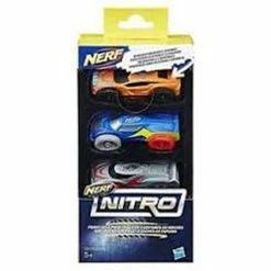 Majorette Shop 8 Nerf Nitro Foam Car 3 Pack